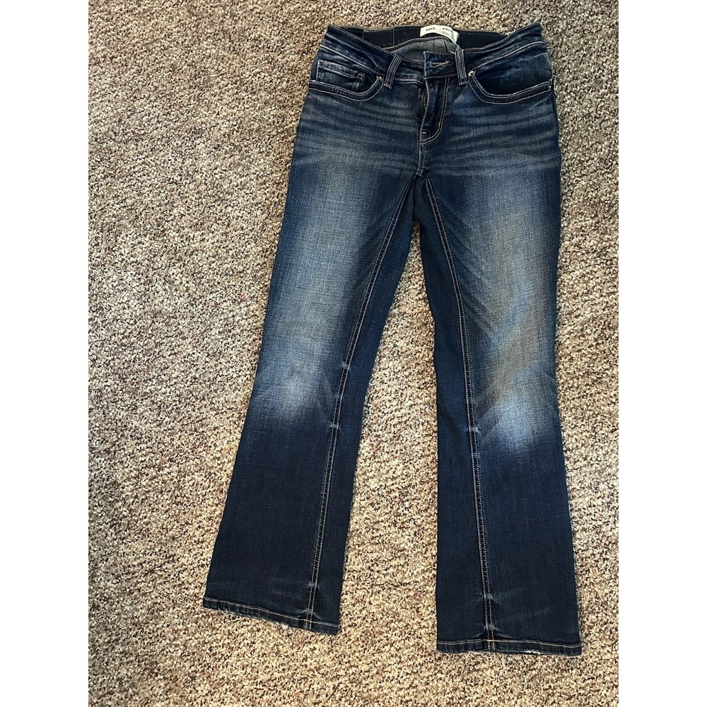 BKE STELLA JEANS Women's Slim Fit, Low Rise, Boot Cut. 25x29 1/2